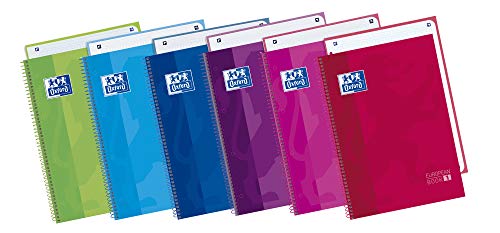 Oxford Classic – 4 Hefte in Spiral-Pack Deckel extradura, mehrfarbig von Oxford