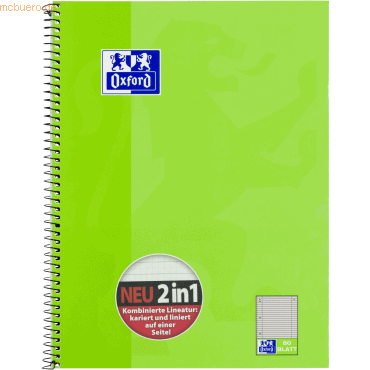 10 x Oxford Collegeblock A4+ 80 Blatt kariert/liniert 10 x Oxford Collegeblock A4+ 80 Blatt kariert/liniert von Oxford