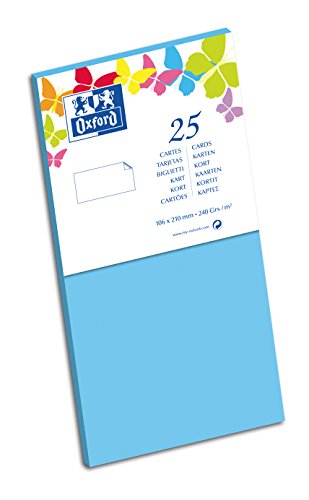 Oxford Correspondance Farbpapier, 10,6 x 21 cm, Lagunenblau, 10 Stück Oxford Correspondance Farbpapier, 10,6 x 21 cm, Lagunenblau, 10 Stück von Oxford