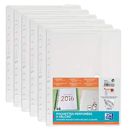 Oxford Dokumenten-Mappen, 6er Pack, DIN A4, farblos Oxford Dokumenten-Mappen, 6er Pack, DIN A4, farblos von Oxford