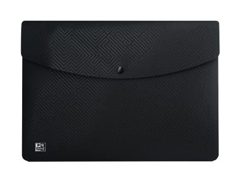 Oxford Dokumentenasche A4, aus Kunststoff, schwarz, 5 Stück Oxford Dokumentenasche A4, aus Kunststoff, schwarz, 5 Stück von Oxford