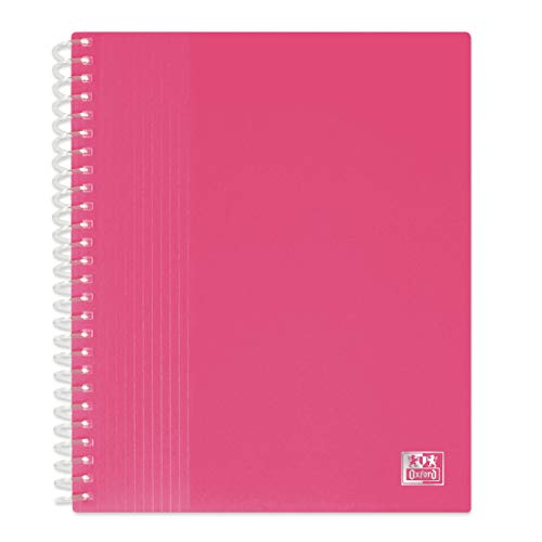 Oxford Dokumentenmappe, Spiralbindung, A5, 80 Ansichten, 40 Hüllen, Einband, Polypropylen, Rosa, 10 Stück Oxford Dokumentenmappe, Spiralbindung, A5, 80 Ansichten, 40 Hüllen, Einband, Polypropylen, Rosa, 10 Stück von Oxford
