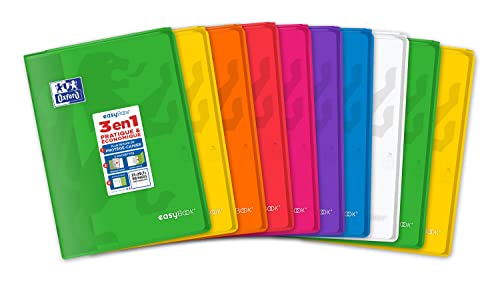 Oxford EasyBook 10 Hefte, A4, 21 x 29, 7 cm, 96 Seiten, kariert, 90 g, verschiedene Farben Oxford EasyBook 10 Hefte, A4, 21 x 29, 7 cm, 96 Seiten, kariert, 90 g, verschiedene Farben von Oxford
