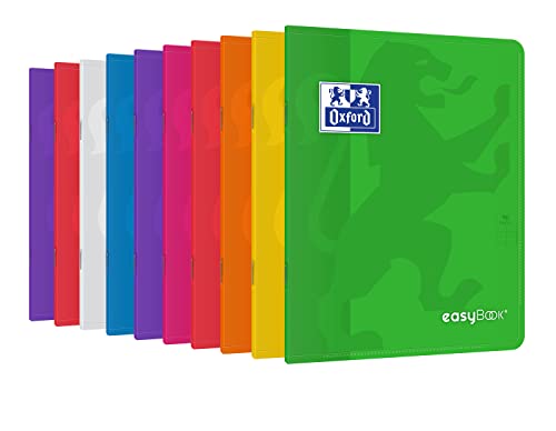 Oxford EasyBook Hefte, klein, 17 x 22 cm, 96 Seiten, kariert, 90 g, verschiedene Farben, 10 Stück Oxford EasyBook Hefte, klein, 17 x 22 cm, 96 Seiten, kariert, 90 g, verschiedene Farben, 10 Stück von Oxford