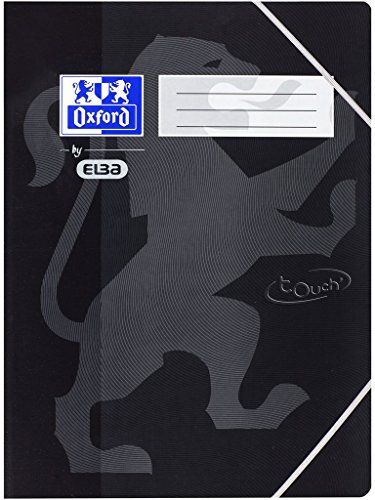 Oxford Eckspanner-Mappe A3, fester Karton, Soft Touch-Oberfläche, schwarz Oxford Eckspanner-Mappe A3, fester Karton, Soft Touch-Oberfläche, schwarz von Oxford
