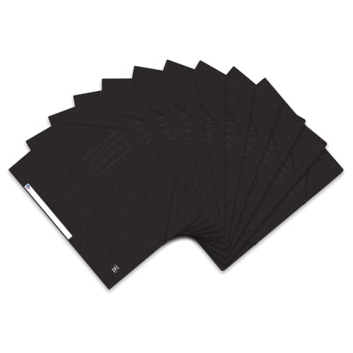Oxford Eckspannermappe A4, aus Karton, schwarz, 10 Stück TOP FILE+ von Oxford