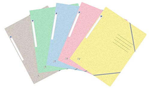 Oxford Top File + Eckspannermappe A4, extrastark aus Karton, sortiert 5 Pastell-Farben, 25er Pack, 400124546 Oxford Top File + Eckspannermappe A4, extrastark aus Karton, sortiert 5 Pastell-Farben, 25er Pack, 400124546 von Oxford