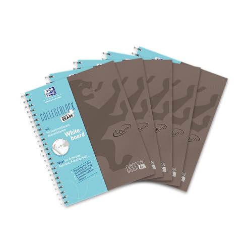 Oxford Europeanbook, 5er Pack, DIN A4, kariert, braun Oxford Europeanbook, 5er Pack, DIN A4, kariert, braun von Oxford