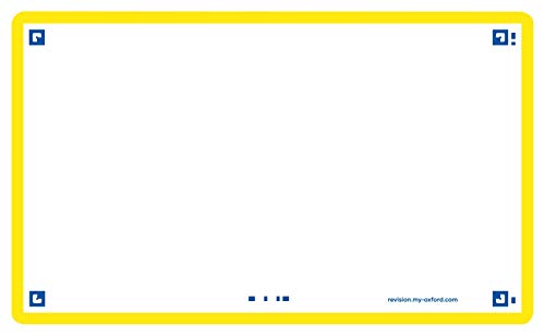 Oxford FLASH 2.0 Karteikarten A7, Lernkarten, 75x125mm, blanko, gelb, 80 Blatt von Oxford