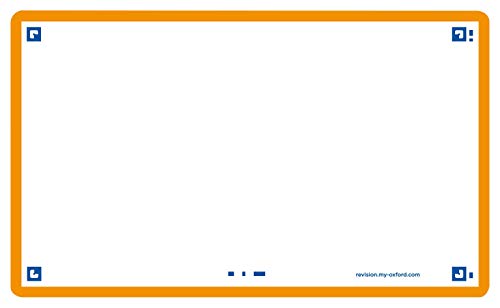 Oxford FLASH 2.0 Karteikarten A7, Lernkarten, 75x125mm, blanko, orange, 80 Blatt von Oxford