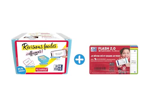 Oxford Flashbox Karteikasten, Lernkartei-Box, mit Inhalt - Starter pack von Oxford
