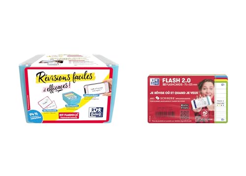 Oxford Flashbox Karteikasten, Lernkartei-Box, mit Inhalt - Starter pack von Oxford