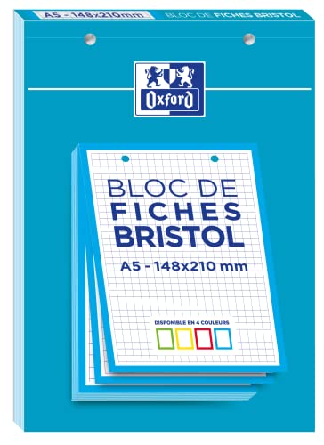 Oxford Karteikarten 14,8x21 Rahmen blau Oxford Karteikarten 14,8x21 Rahmen blau von Oxford
