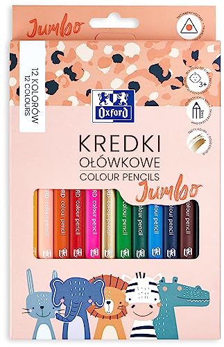 Oxford Kids Jumbo Bleistifte 12 Farben Oxford Kids Jumbo Bleistifte 12 Farben von Oxford