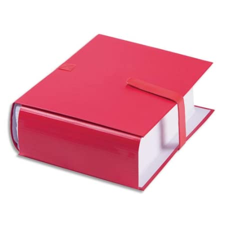 Oxford Mappe mit Gurt, Balacron, große Kapazität, 24 x 32 cm, ausziehbarer Rücken, 16 cm, Klettverschluss, Deckblatt 10/10, Rot Oxford Mappe mit Gurt, Balacron, große Kapazität, 24 x 32 cm, ausziehbarer Rücken, 16 cm, Klettverschluss, Deckblatt 10/10, Rot von Elba