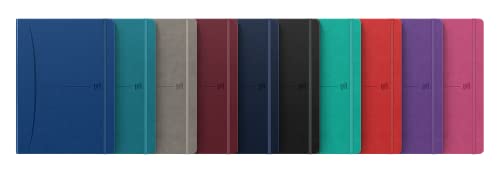 Oxford Notizbuch B5 kariert, Signature, 160 Seiten, Hardcover mit Kunstleder, 10 Farben, 10 Stück Oxford Notizbuch B5 kariert, Signature, 160 Seiten, Hardcover mit Kunstleder, 10 Farben, 10 Stück von Oxford