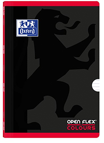 Oxford Openflex Colours – Pack von 10 Hefte gehefteter Deckel Kunststoff, Rot Oxford Openflex Colours – Pack von 10 Hefte gehefteter Deckel Kunststoff, Rot von Oxford