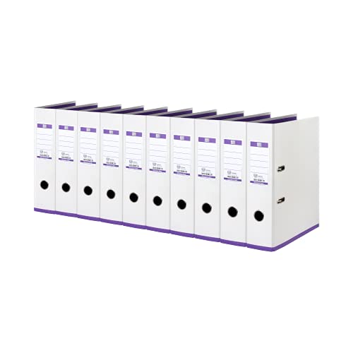 Oxford Ordner A4, myColour, 8 cm breit, zweifarbig in weiß und violett, 10 Stück Oxford Ordner A4, myColour, 8 cm breit, zweifarbig in weiß und violett, 10 Stück von Oxford