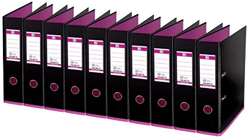 Oxford Ordner A4, myColour, 8 cm breit, zweifarbig schwarz und pink, 10 Stück Oxford Ordner A4, myColour, 8 cm breit, zweifarbig schwarz und pink, 10 Stück von Oxford