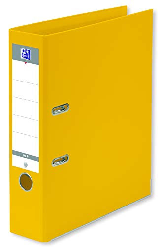OXFORD Ordner mit Hebel, Smart Pro+, A4XL, Rücken 80 mm, 2 Ringe, Umschlag aus Polypropylen, gelb OXFORD Ordner mit Hebel, Smart Pro+, A4XL, Rücken 80 mm, 2 Ringe, Umschlag aus Polypropylen, gelb von Oxford