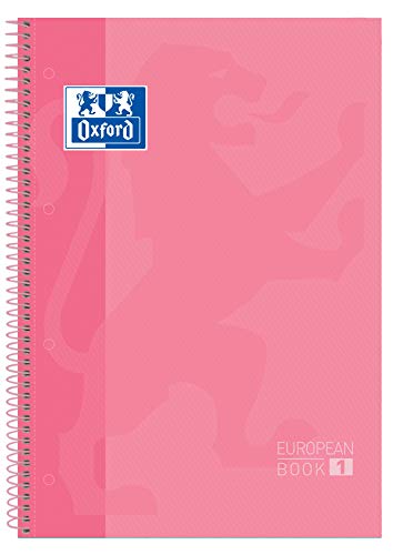 Oxford – Perforierter Schreibblock mit Spiralbindung, A4 80 Blatt, rosa Oxford – Perforierter Schreibblock mit Spiralbindung, A4 80 Blatt, rosa von Oxford