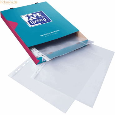 Oxford Prospekthüllen standard A4 PP 90my transparent VE=100 Stück von Oxford
