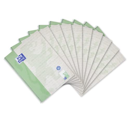 Oxford Recycling Collegeblock A4 blanko, 80 Blatt, 10 Stück Oxford Recycling Collegeblock A4 blanko, 80 Blatt, 10 Stück von Oxford