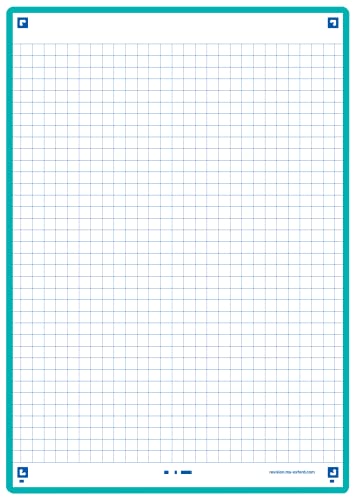 Oxford Revision 2.0 Karteikarten, DIN A5 (14,8 x 21 cm), kleine Karos, Vorder- / Rückseite – Rahmen mintgrün, 50 Stück von Oxford