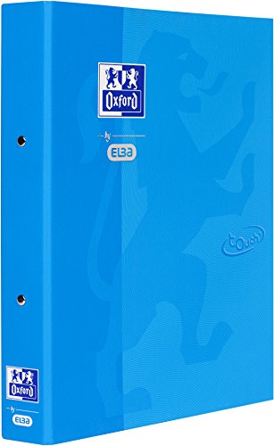 Oxford Ringbuch A4, aus Karton, 45mm Rücken, Soft Touch-Oberfläche, blau von Oxford
