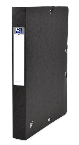 Oxford Sammelbox A4, Top File +, aus Karton, 4 cm Rückenbreite, schwarz, 9 Stück Oxford Sammelbox A4, Top File +, aus Karton, 4 cm Rückenbreite, schwarz, 9 Stück von Oxford