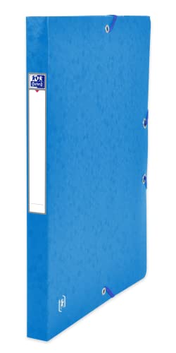 Oxford Sammelbox A4, aus Karton, 2,5 cm Rückenbreite, blau, 12 Stück von Oxford