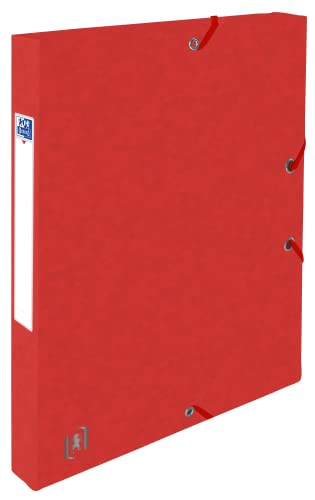 Oxford Sammelbox A4, aus Karton mit 2, 5 cm Rückenbreite, rot, 12 Stück von Oxford