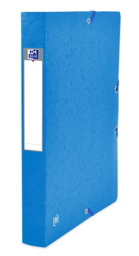 Oxford SammelboxA4, aus Karton, 4 cm Rückenbreite, blau, 9 Stück von Oxford