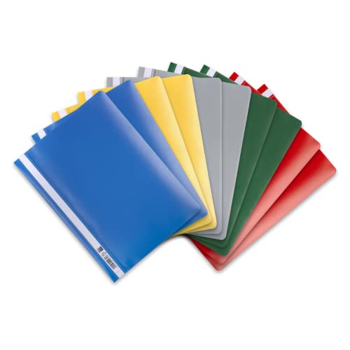 Oxford Schnellhefter A4, aus Kunststoff, farbig sortiert, 10er Pack Oxford Schnellhefter A4, aus Kunststoff, farbig sortiert, 10er Pack von Oxford