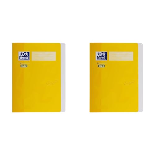 Oxford Schnellhefter A4, fester Karton, Soft Touch-Oberfläche, gelb (Packung mit 2) von Oxford