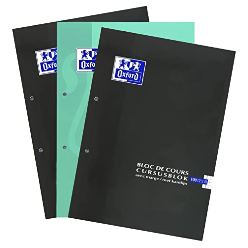 Oxford School Kursblock 3 Stück A4 kariert 5mm 100 Blatt Oxford School Kursblock 3 Stück A4 kariert 5mm 100 Blatt von Oxford