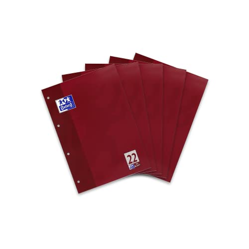 Oxford Schule Schulblock A4 kariert, Lineatur 22, 50 Blatt, kopfgeleimt, 5 Stück Oxford Schule Schulblock A4 kariert, Lineatur 22, 50 Blatt, kopfgeleimt, 5 Stück von Oxford