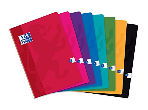 Oxford Schulheft, Piqué 5 A4 96 Seiten 90 g kariert 5 x 5 mit Rand zufällige Farbauswahl Oxford Schulheft, Piqué 5 A4 96 Seiten 90 g kariert 5 x 5 mit Rand zufällige Farbauswahl von Oxford