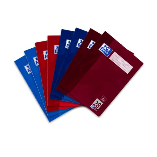 Oxford Schulheft A4 Set, 16 Blatt, je 2x Lin. 25, 26, 27, 28, kariert liniert, 8 Stück Oxford Schulheft A4 Set, 16 Blatt, je 2x Lin. 25, 26, 27, 28, kariert liniert, 8 Stück von Oxford