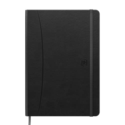 Oxford Notizbuch A5 kariert, Signature, 160 Seiten, Hardcover mit Kunstleder, schwarz, 1 Stück Oxford Notizbuch A5 kariert, Signature, 160 Seiten, Hardcover mit Kunstleder, schwarz, 1 Stück von Oxford