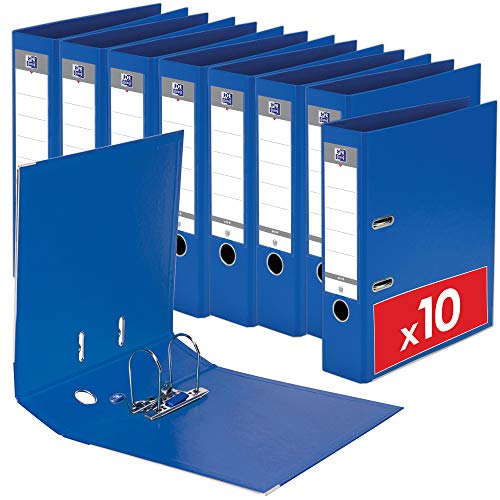 Oxford Smart Pro+ Ordner A4 80 mm PP/PP Blau 10er Stück Oxford Smart Pro+ Ordner A4 80 mm PP/PP Blau 10er Stück von Oxford