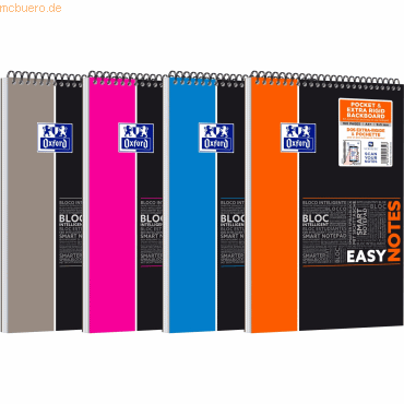 Oxford Spiralblock Studium Easynotes A4+ kariert 80 Blatt 90 g/qm Opti Oxford Spiralblock Studium Easynotes A4+ kariert 80 Blatt 90 g/qm Opti von Oxford