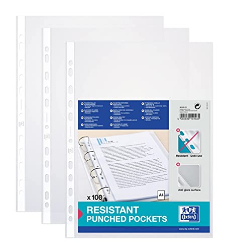 Oxford Standard Prospekthülle, 100 Stück, DIN A4, genarbt Oxford Standard Prospekthülle, 100 Stück, DIN A4, genarbt von Oxford