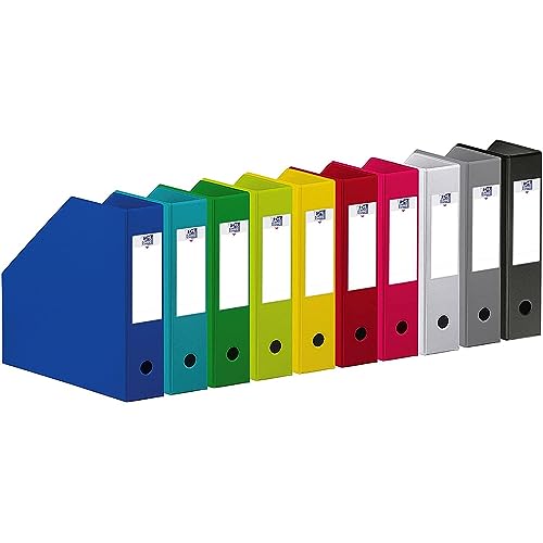 Oxford Stehsammler mit 7 cm Rücken und 10 verschiedenen Farben, 10 Stück von Oxford