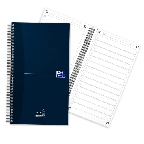 Oxford Task Manager, To-Do-Listen-Notizbuch, Spiralbindung, 460 Seiten, blau, 1 Stück Oxford Task Manager, To-Do-Listen-Notizbuch, Spiralbindung, 460 Seiten, blau, 1 Stück von Oxford