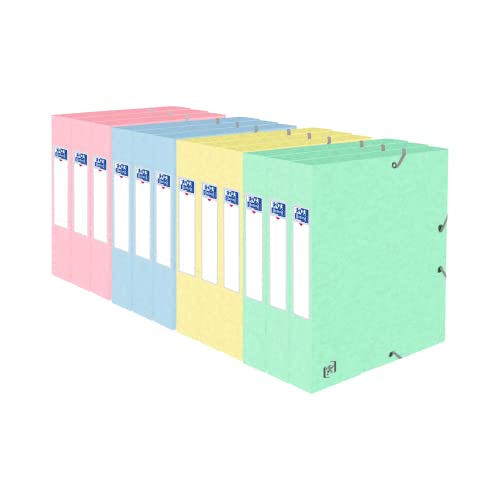 Oxford Top File+ Sammelbox, Rückenbreite 40 mm, sortiert pastell, 9 Stück Oxford Top File+ Sammelbox, Rückenbreite 40 mm, sortiert pastell, 9 Stück von Oxford