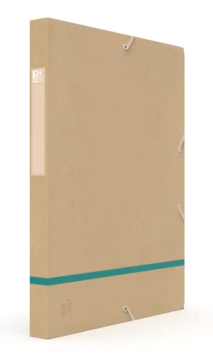 Oxford Touareg Ordnungsbox, 24 x 32 cm, Rücken 25 mm, mit elastischem Einband aus Recycling-Karte, von Oxford