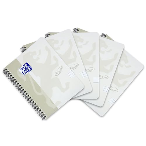 Oxford Touch Collegeblock A5 liniert mit Rand, je 140 Seiten, Softcover, hellgrau, 5 Stück Oxford Touch Collegeblock A5 liniert mit Rand, je 140 Seiten, Softcover, hellgrau, 5 Stück von Oxford