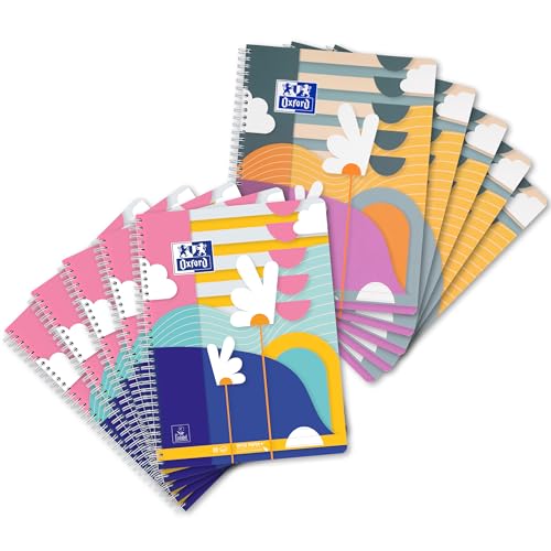 Oxford Touch Collegeblock Art of Nature liniert mit Doppelrand, 160 gelochte Seiten, 2 Motive, 10 Stück Oxford Touch Collegeblock Art of Nature liniert mit Doppelrand, 160 gelochte Seiten, 2 Motive, 10 Stück von Oxford