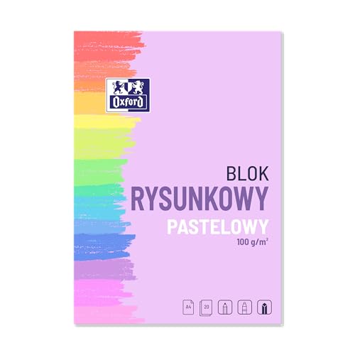 Oxford Zeichenblock A4 10 Blatt bunt pastell 1 Stück 100g/m2 Oxford Zeichenblock A4 10 Blatt bunt pastell 1 Stück 100g/m2 von Oxford